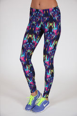 ANDREA BASIC LEGGING - VIVID BLUE MULTI